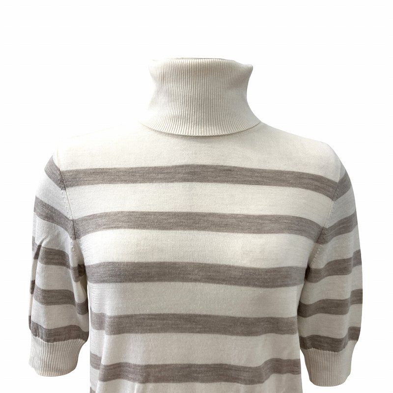 フォクシー FOXEY Knit Top Lagger Love ニット カットソー ボーダー 