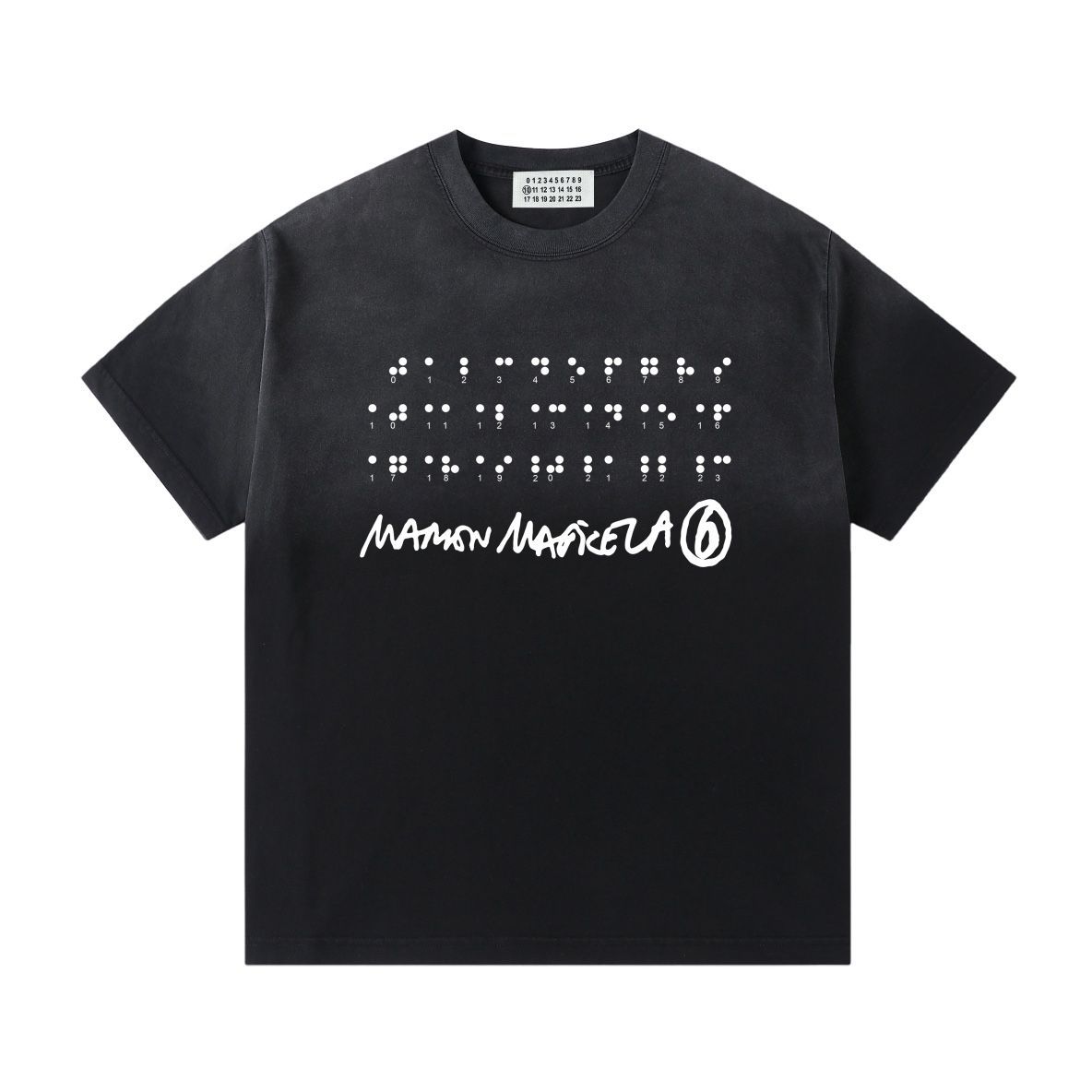 メゾンマルジェラ24SS新作 Maison Margielaロゴ 男女兼用 半袖Tシャツ