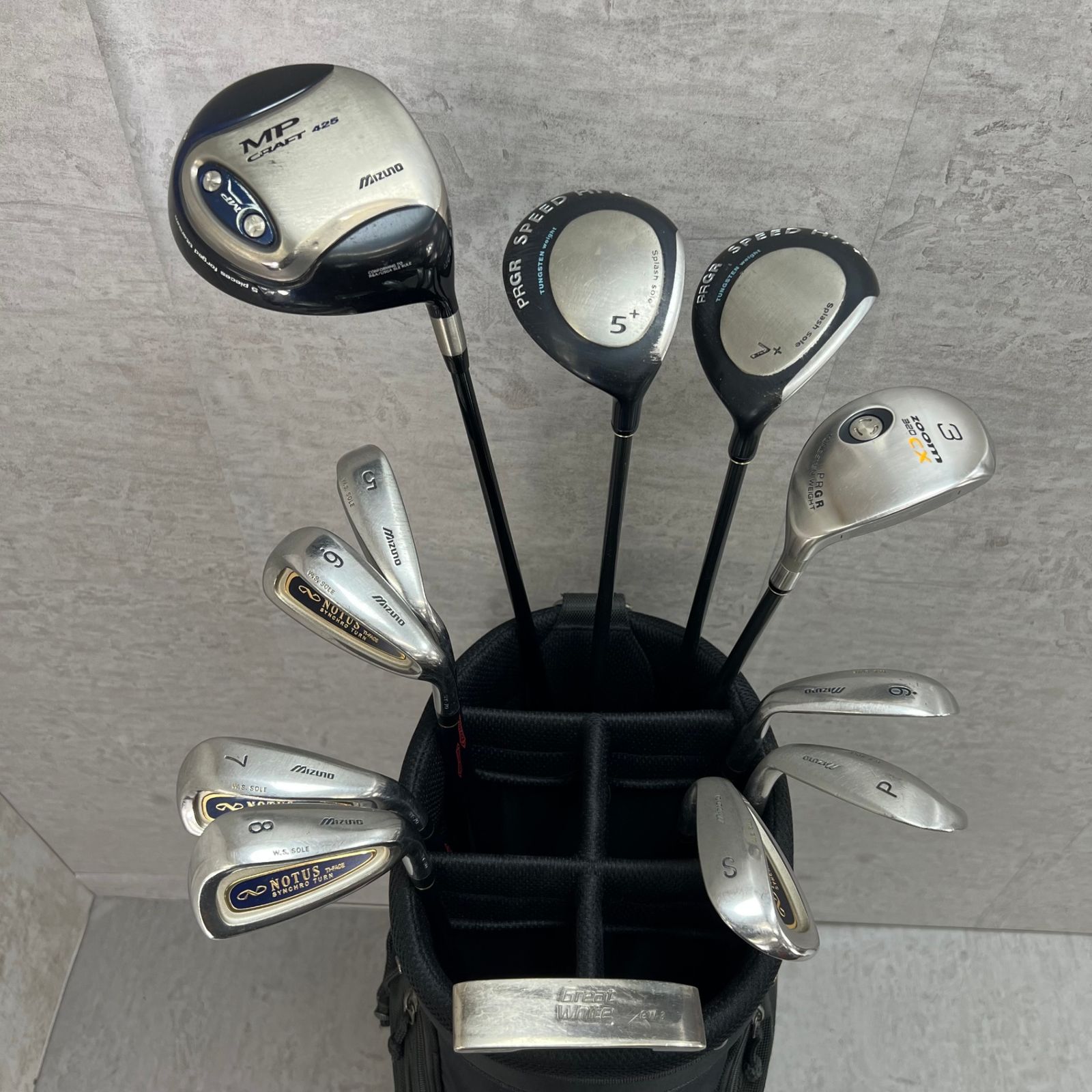 Mizuno ミズノ PRGR プロギア メンズゴルフ12本セット カーボン