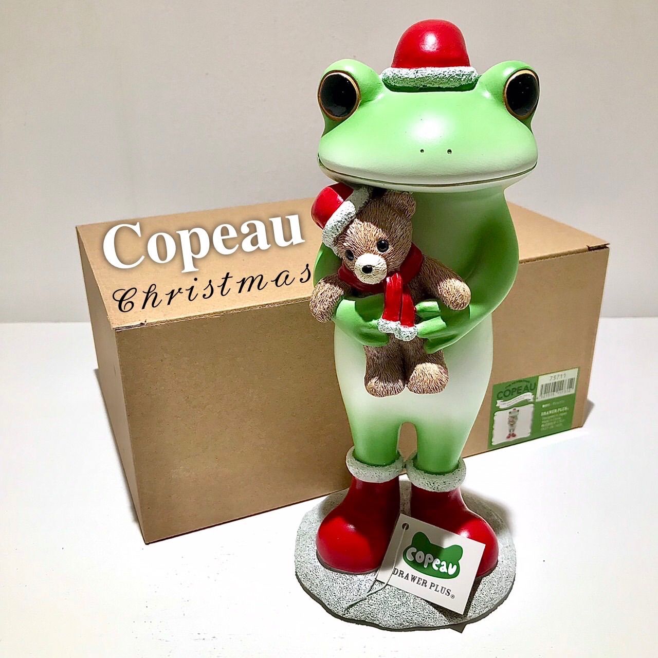 コポー クリスマスツリーセット コポー クリスマスセット コポー クリスマスツリーを持つカエル カエル