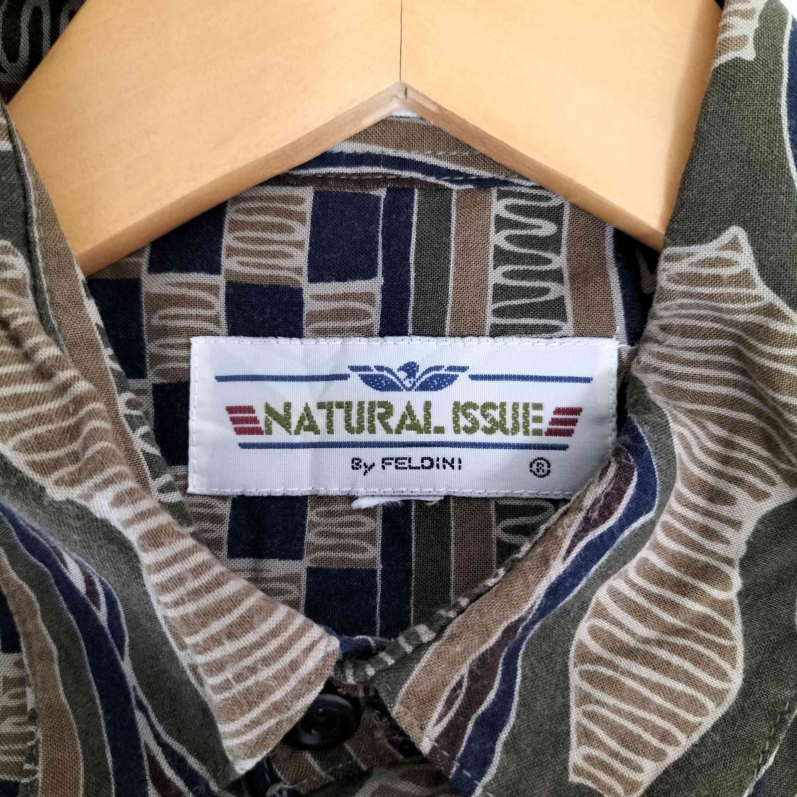 ナチュラルイシュー NATURAL ISSUE By FELDINI 総柄 レーヨン アロハ 