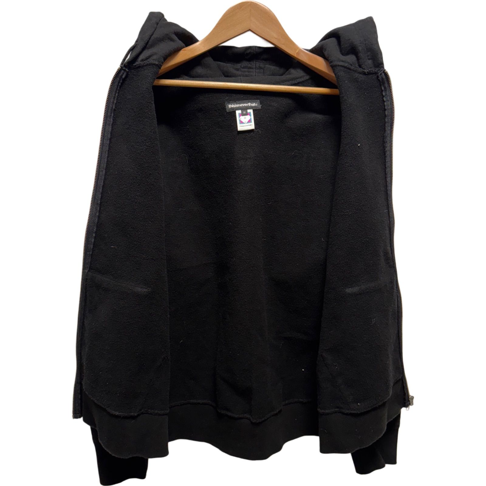 美品 Thisisneverthat ジップパーカー Mサイズ ボックス