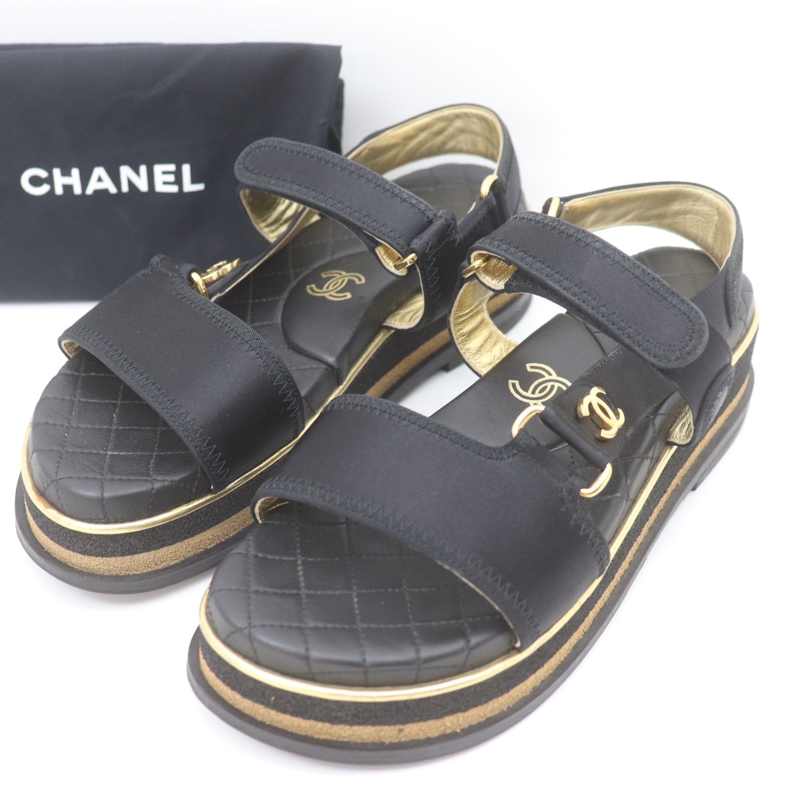 美品　シャネル　サンダル　No.5 CHANEL（シャネル） （新品・未使用品）シャネル ココマーク サンダル