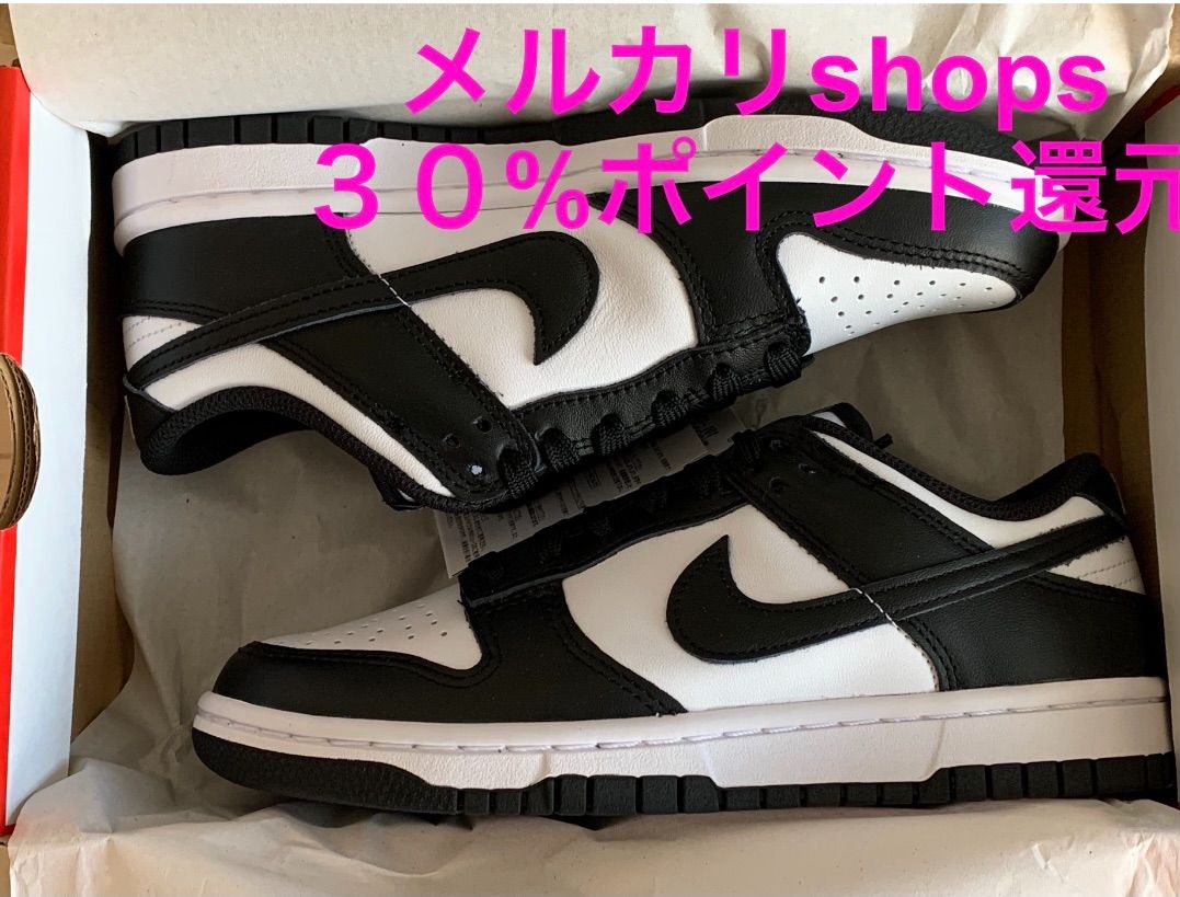 NIKE DUNK LOW WMNS PANDA 23.5㎝ パンダ ダンクロー - メルカリ