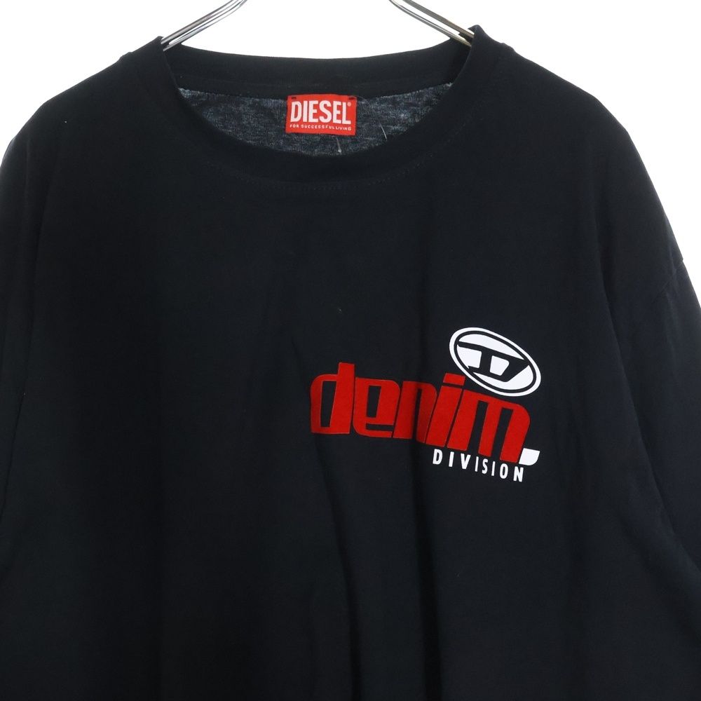 【新品未使用】ディーゼル　DIESEL 長袖　ロンT 黒　ロゴ　シンプル DIESEL ディーゼル ロンT 長袖 Tシャツ メンズ ブラック