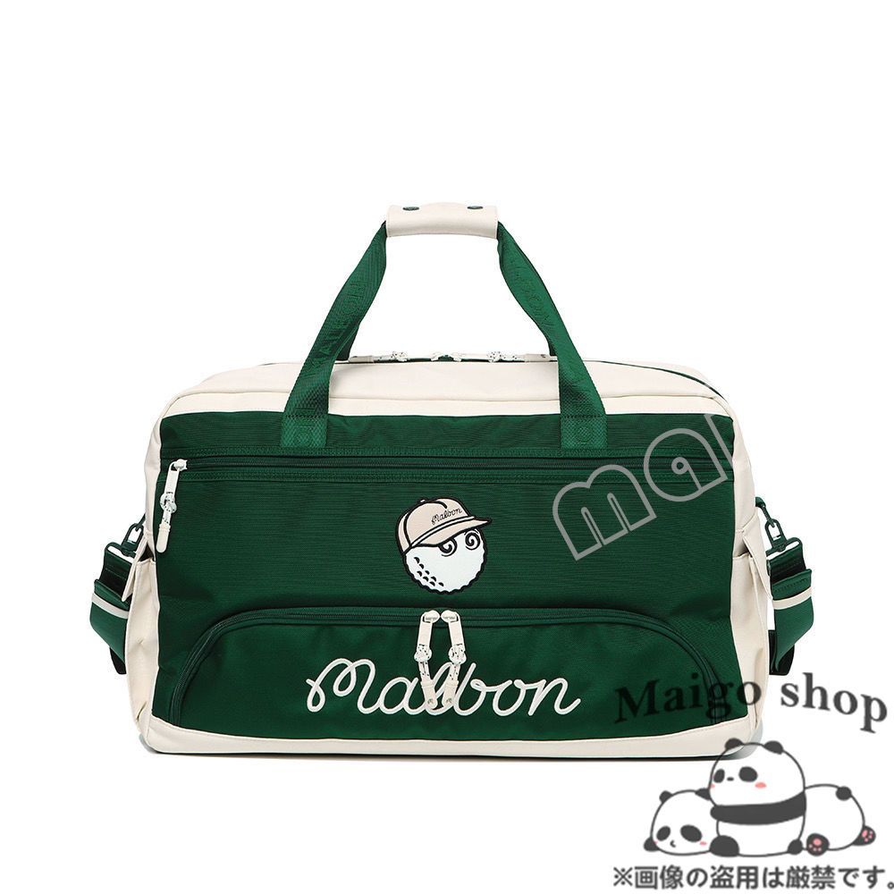 新品未使用 malbon golf マルボンゴルフ ボストンバッグ 旅行用バッグ キャディバッグ ゴルフバッグ 大容量 ハンドバッグ 耐摩耗性 グリーン  ブラウン - メルカリ