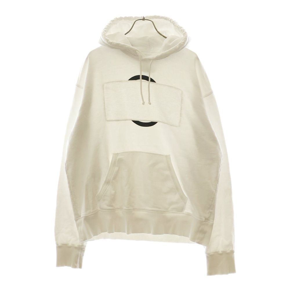 1回着　MM6 メゾンマルジェラ　マルジェラ　パーカー　ホワイト　14 スリット MM6 Maison Margiela (エムエムシックスメゾンマルジェラ) 23SS