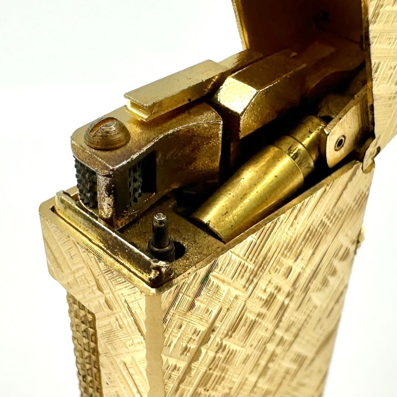 ダンヒル Dunhill ガスライター ビンテージ ゴールド アンティーク