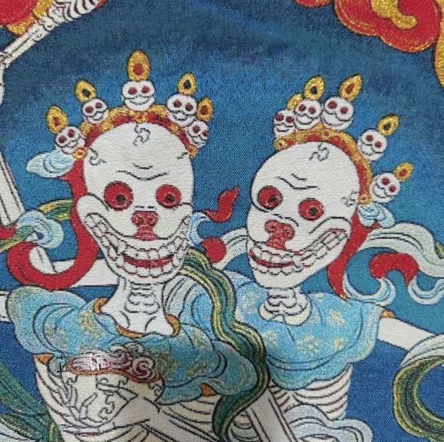 チベット刺繍のグルリンポチエ　タンカ　希少 チベット刺繍のグルリンポチエ タンカ 希少 本日より「刺繍