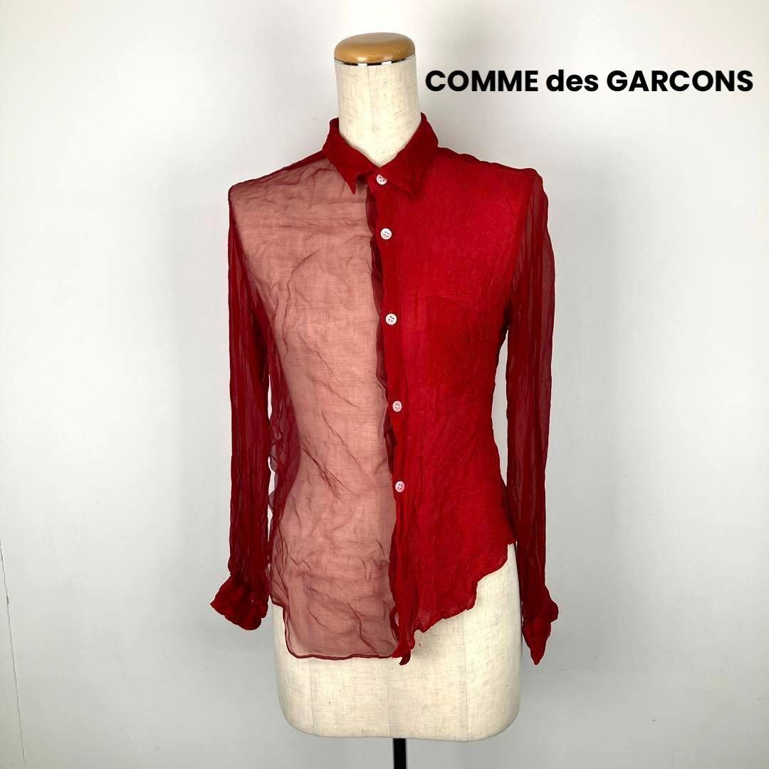 COMME des GARCONS コムデギャルソン オーガンジー長袖スタンダード