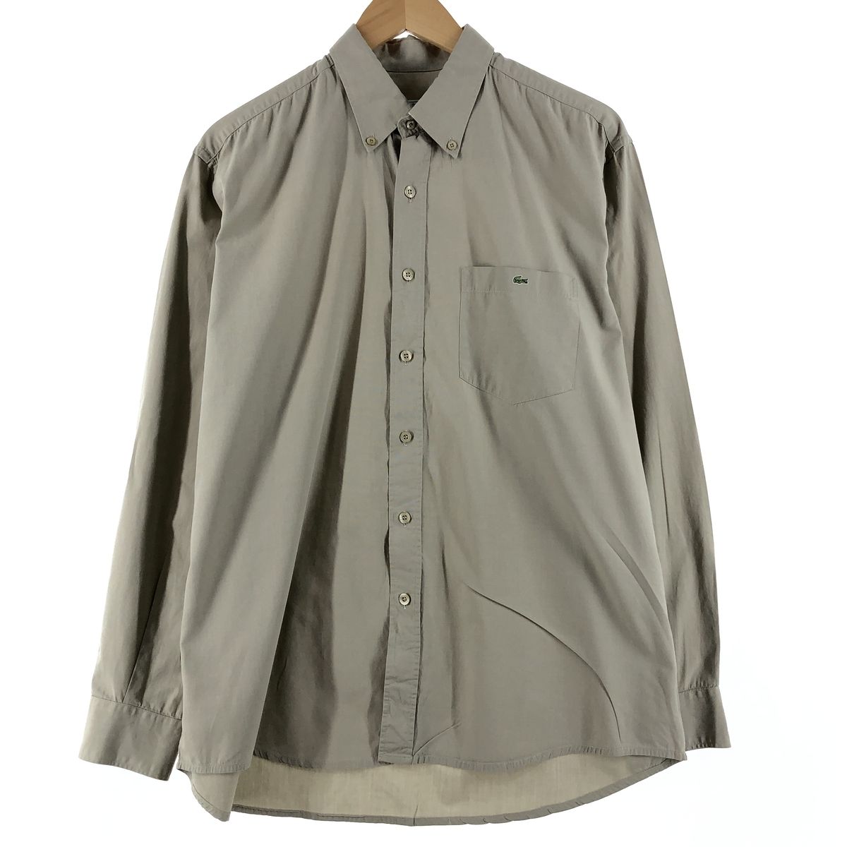 古着 ラコステ LACOSTE 長袖 ボタンダウンシャツ メンズL/eaa364626