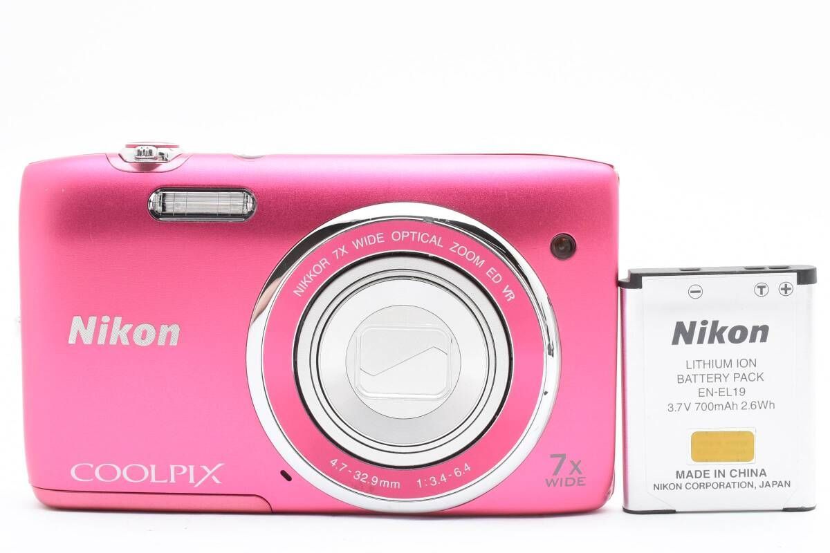 ☆ニコン Nikon COOLPIX S3500 ピンク☆ T6＃4219 【公式通販】