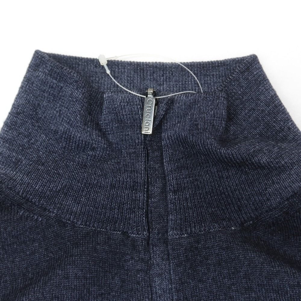 中古】クルチアーニ CRUCIANI ウール ジップアップ スタンドカラー