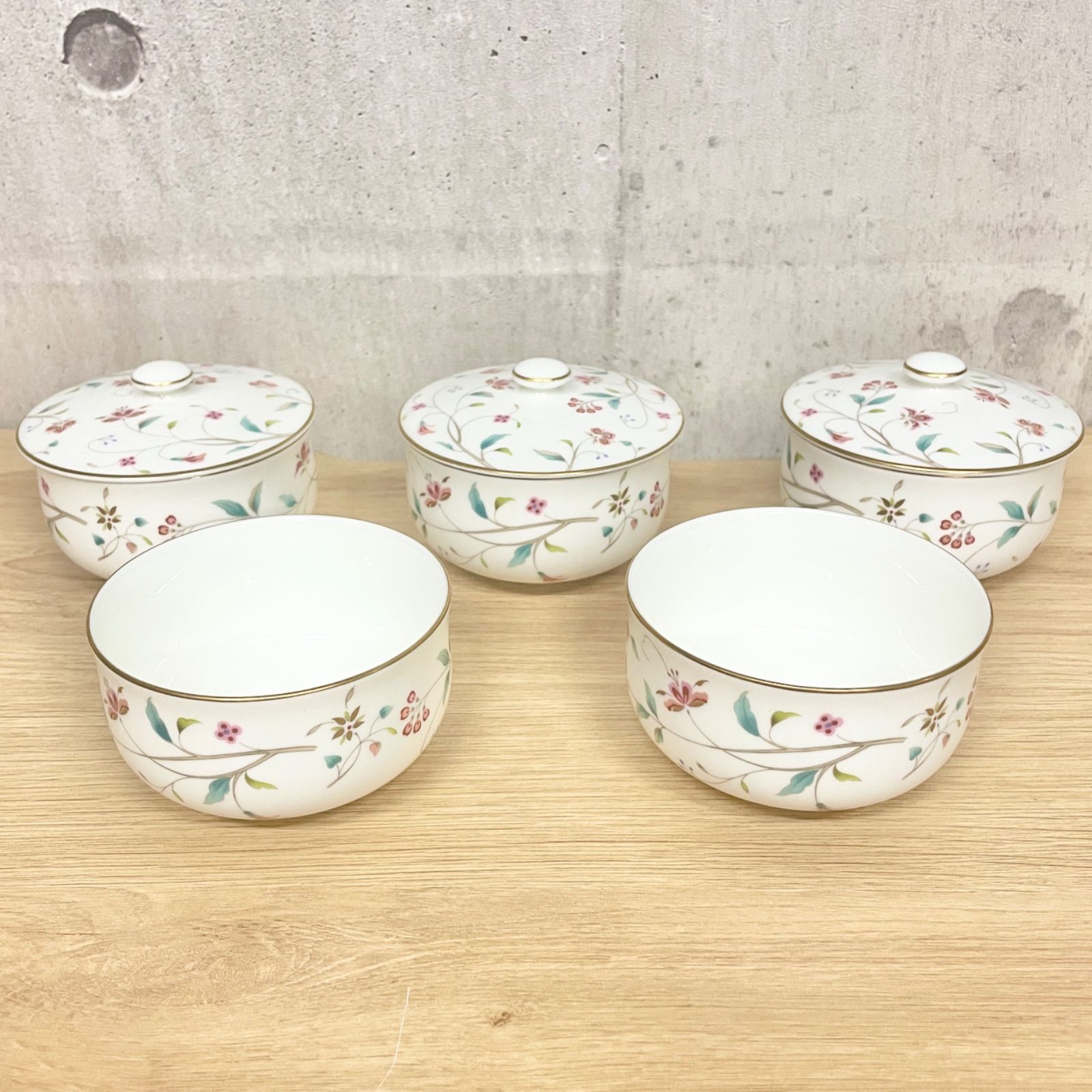 Noritake 乃りたけ ノリタケ 花更紗 急須 湯呑み 茶器セット 和食器 5客セット - メルカリ