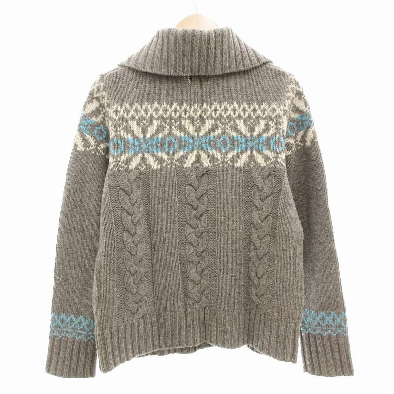 エルエルビーン L.L.BEAN カーディガン ケーブルニット