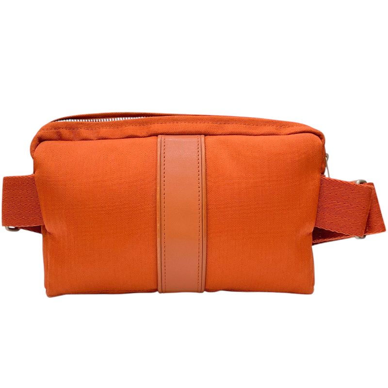 エルメス】アカプルコサンチュールオレンジ トワルシェブロンボディバック