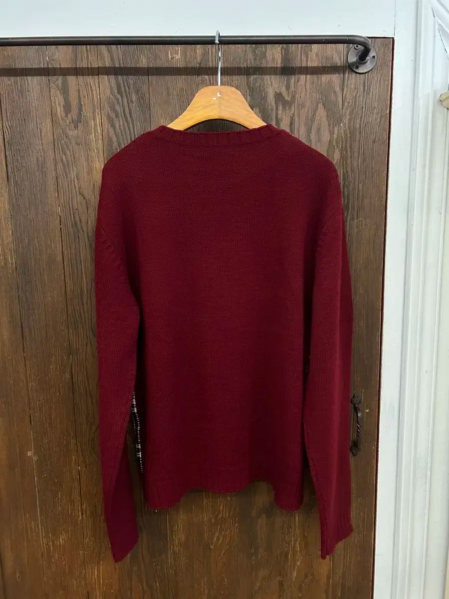  BURBERRY バーバリー バーガンディー ノヴァチェック ニット 長袖 ニット セーター