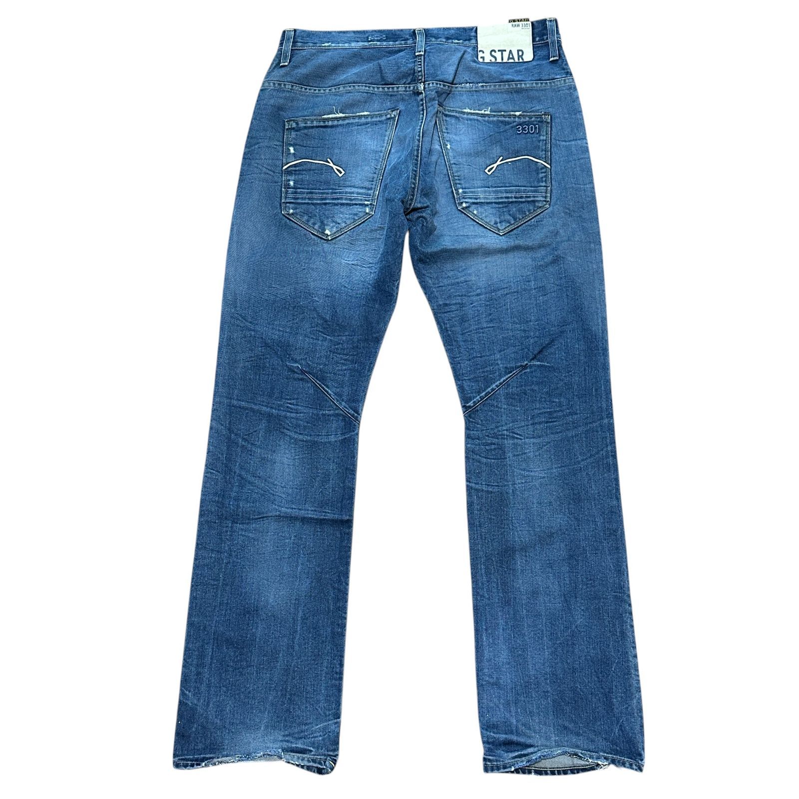 G-STAR RAW MORRIS TAPERED イタリア製 ブルー メンズXL サイズ34 