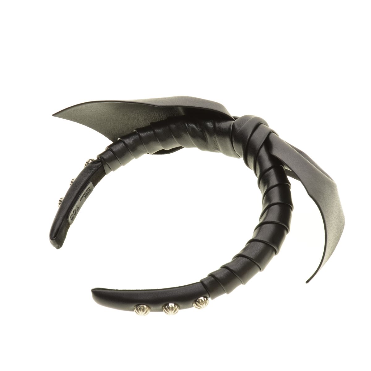 TOGA TOGA TOO トーガトゥー Leather wrapped headband レザーリボンカチューシャヘアアクセサリー