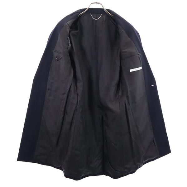 JOHN LAWRENCE SULLIVAN ジョンローレンスサリバン 日本製 ウールブレンド チェスターコート 34 ネイビー系 メンズ ジョンローレンスサリバン 日本製 ウールブレンド チェスターコート 34