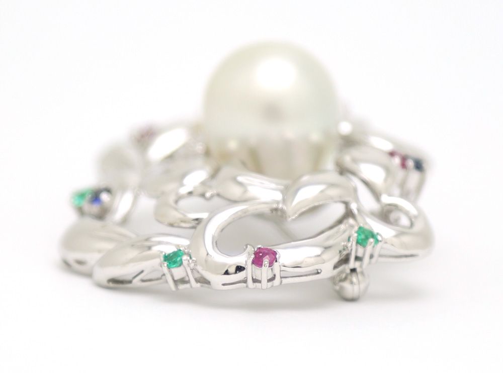 ルビー0.05ct サファイア0.05ct