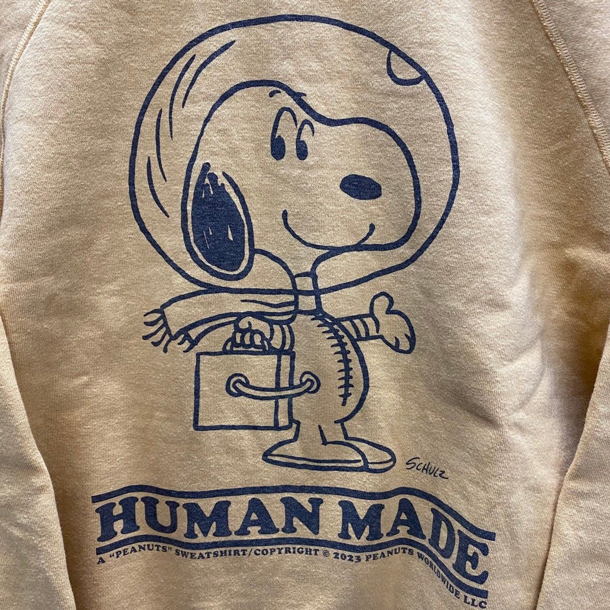 ヒューマンメイド HUMAN MADE PEANUTS Sweatshirt スウェット 黄色 S