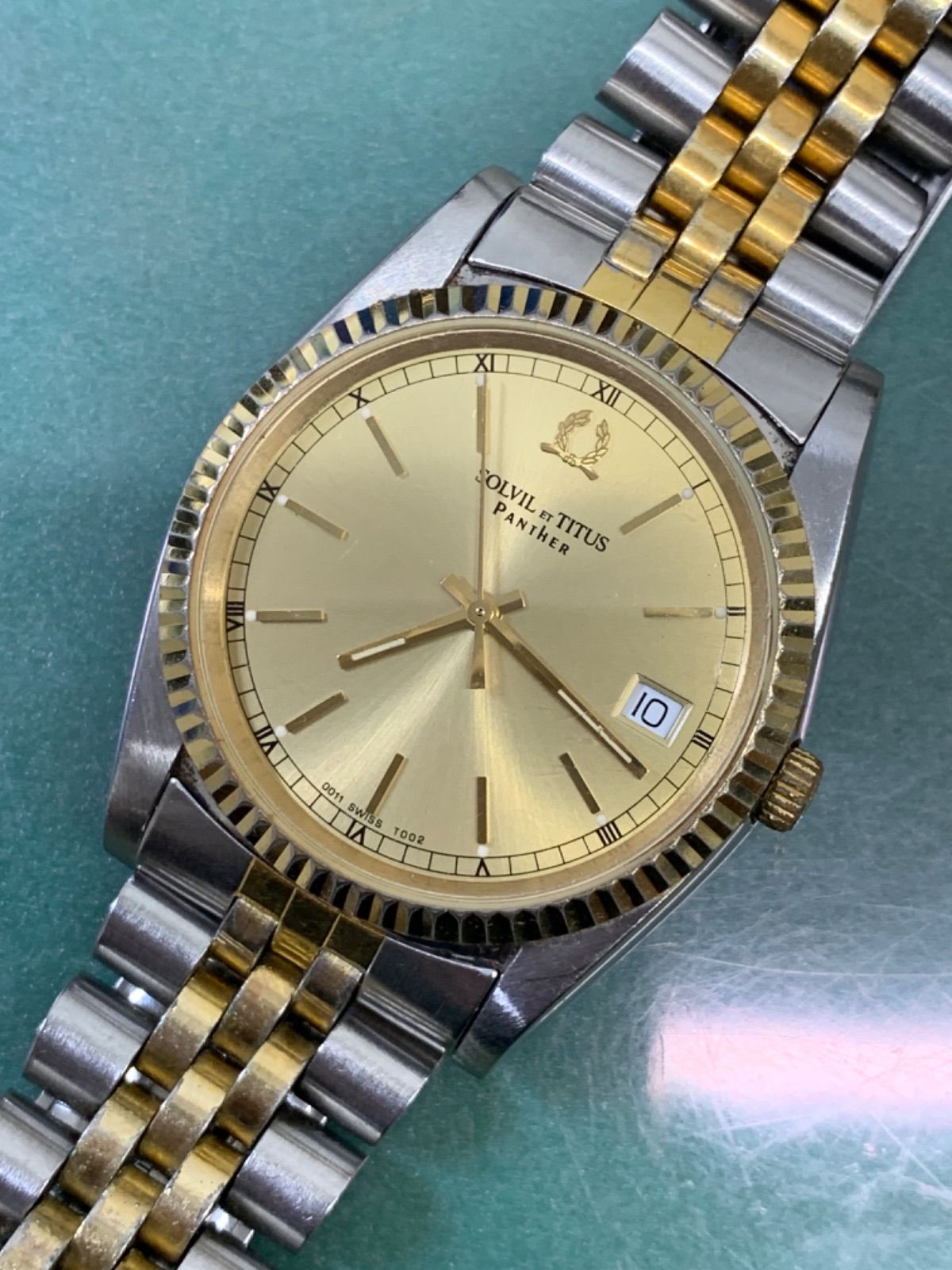 Rare 70s Vintage TITUS Matic GENEVE SOLVIL SWISS Automatic
