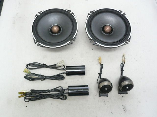 アルパイン DDL-R17S (17cm) カースピーカー/ツイーター。 ALPINE DDLinear DDL-R17S スピーカー ツイーター セット