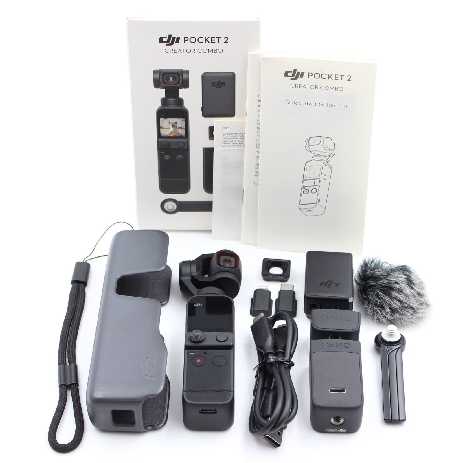 □極上品□ DJI Pocket 2 Creatorコンボ 3軸ジンバル スタビライザー 