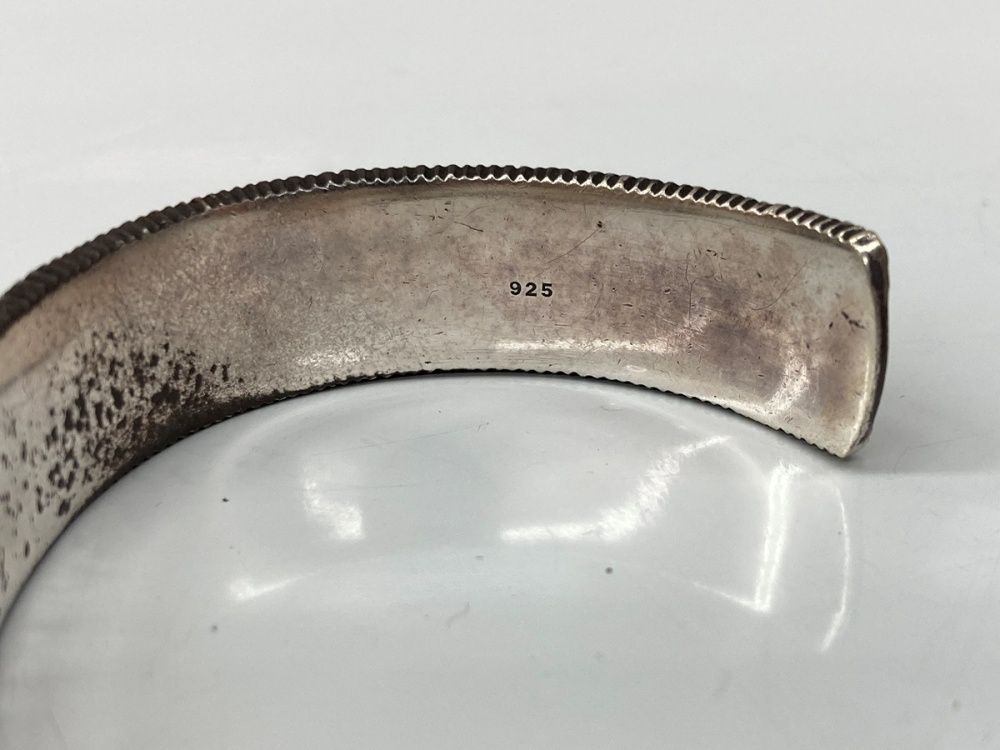 サード SAAD Turquoise Bangle ターコイズ バングル LIBERTY インディアン ブレスレッド 925 銀 メンズジュエリー バングル ブレスレット 総柄 シルバー 104A-72 WWW_SHINETEETH_COM