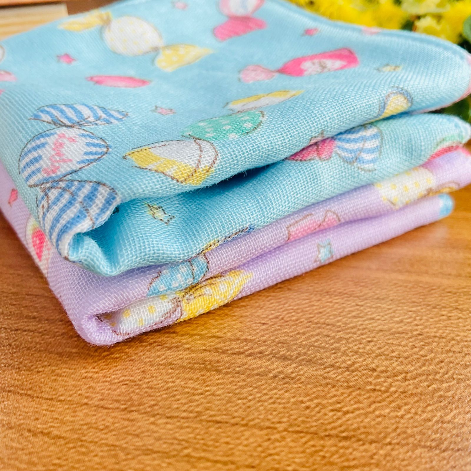 fuwara 8重ガーゼハンカチタオルミニフェイスNo.300