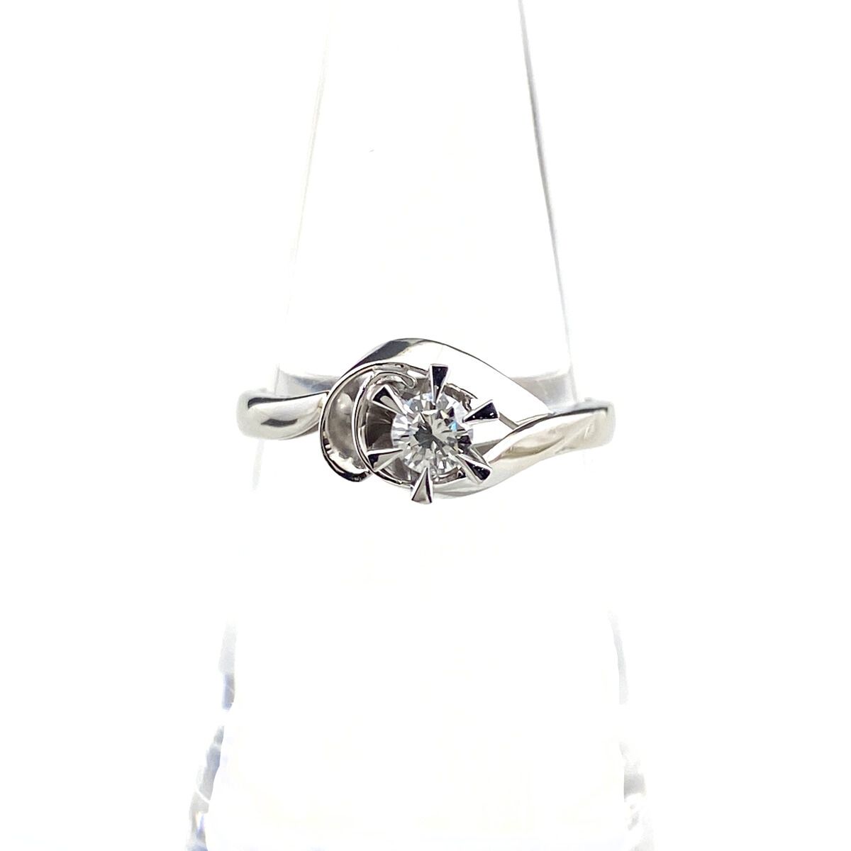 ダイヤモンド デザインリング プラチナ 指輪 リング 11.5号 Pt900 ダイヤモンド レディース