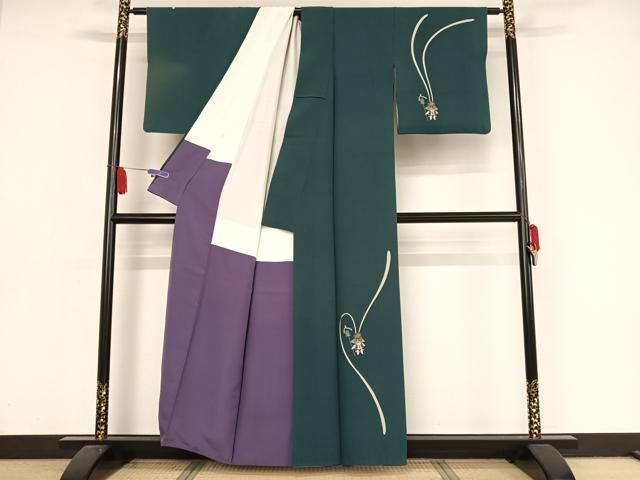 平和屋着物○世界的人形師 辻村寿三郎 ジュサブロー 訪問着 兎 正絹