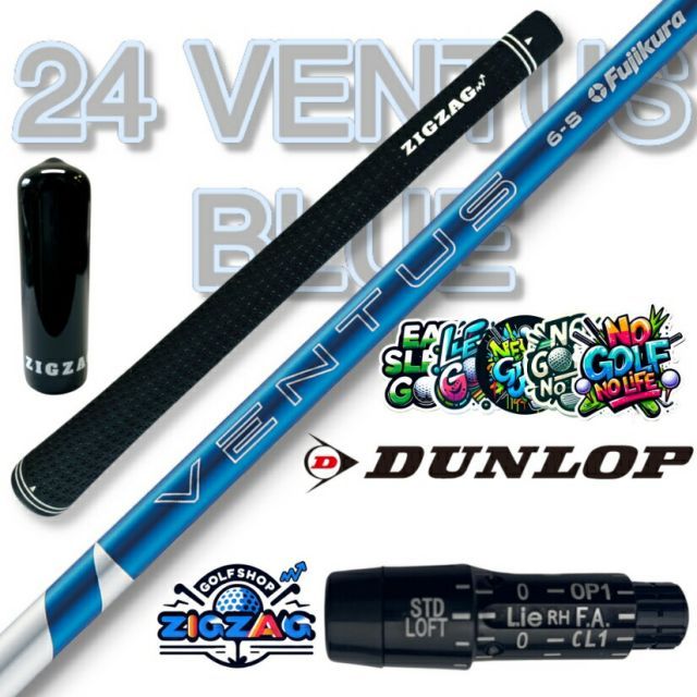 Srixon - ベンタスブルー 6X スリクソンスリーブ スリクソン スリーブ付きシャフト USAフジクラ 2024 NEW VENTUS