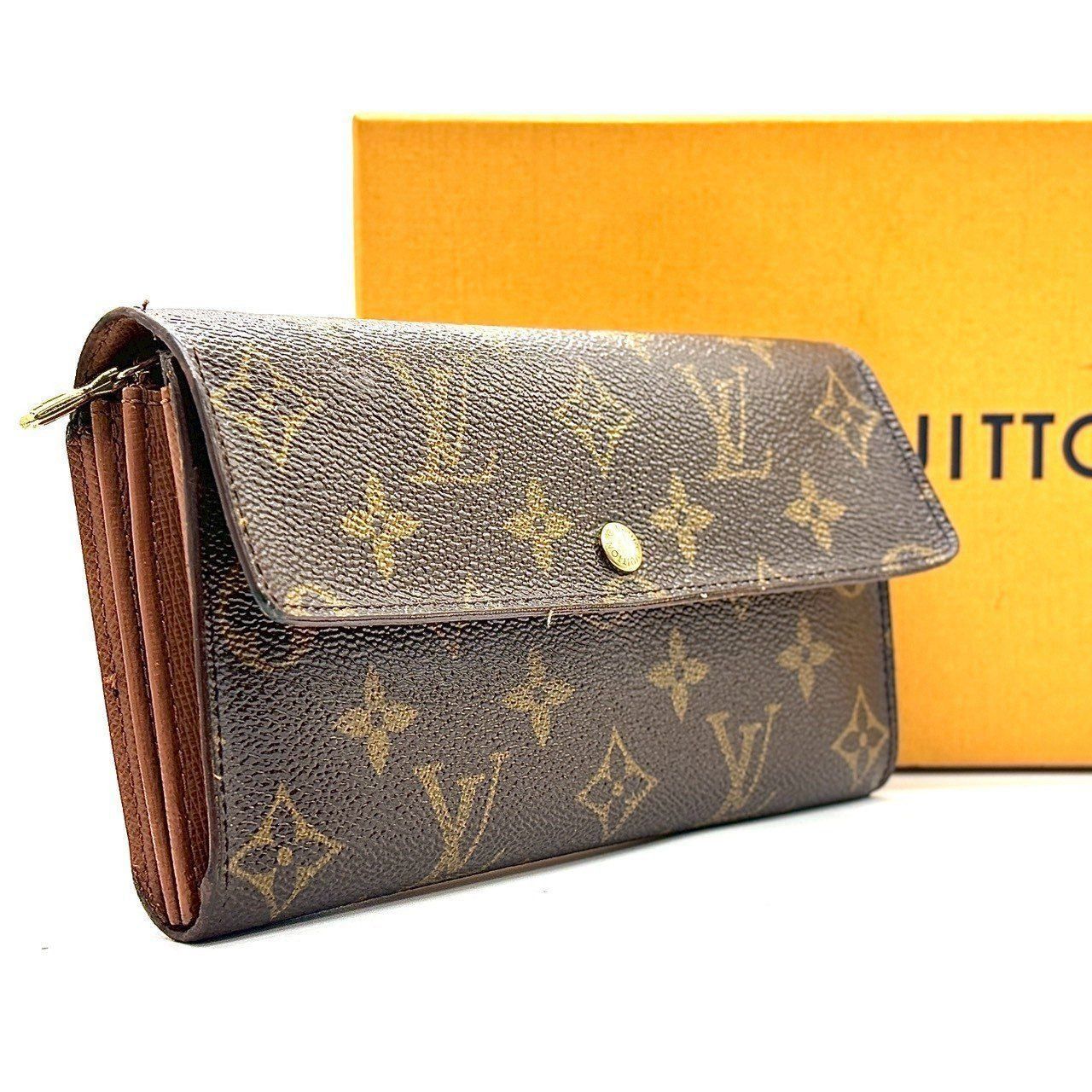 時を刻む洗練美】 LOUIS VUITTON ルイヴィトン 長財布 モノグラム