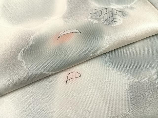 平和屋着物○上質な小紋 地紋起こし 光琳菊 暈し染め 正絹 逸品