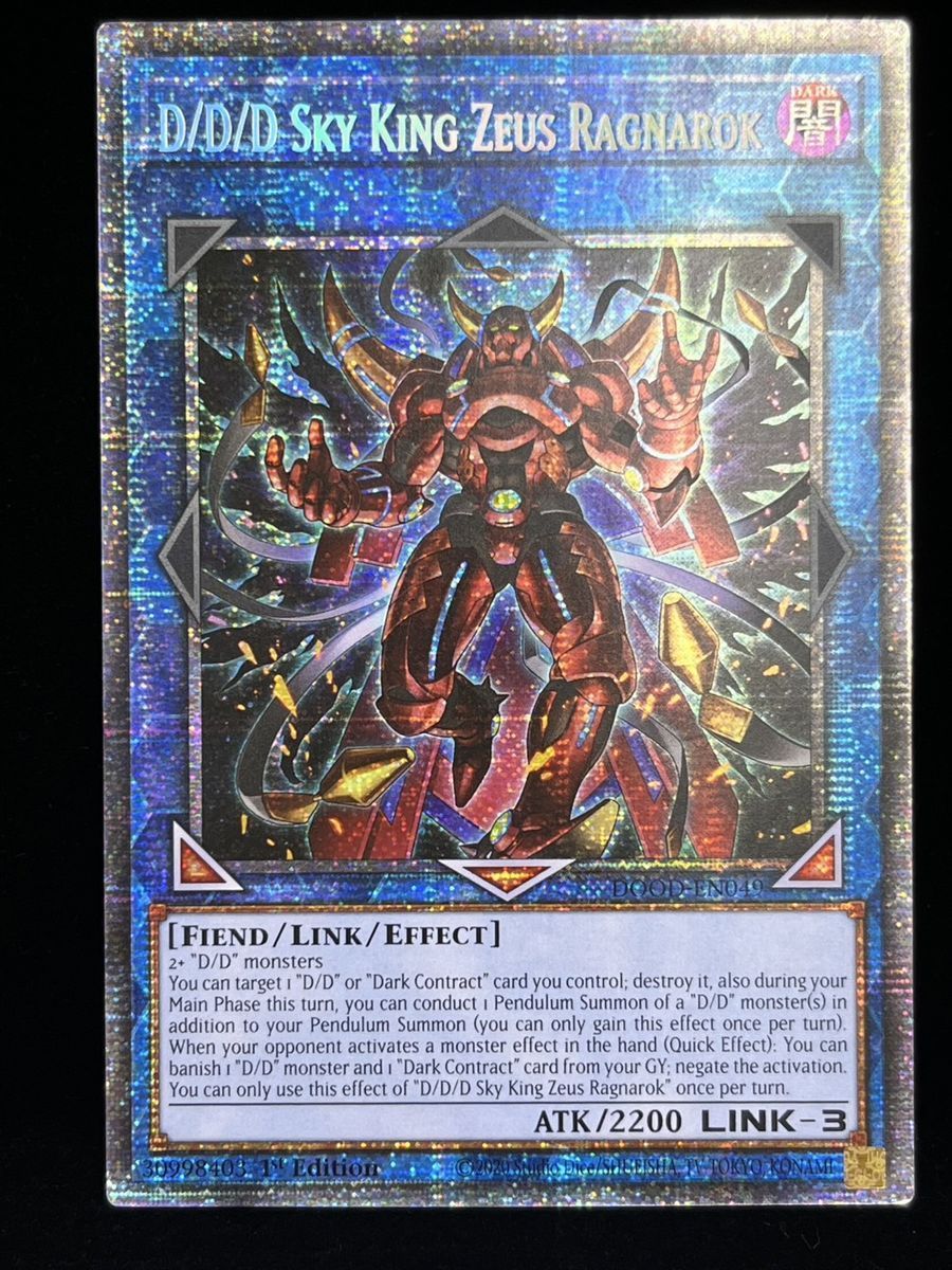 遊戯王 英語 北米版 遊戯王 英語 北米版 DDD天空王ゼウスラグナロク スターライト 1st 1st