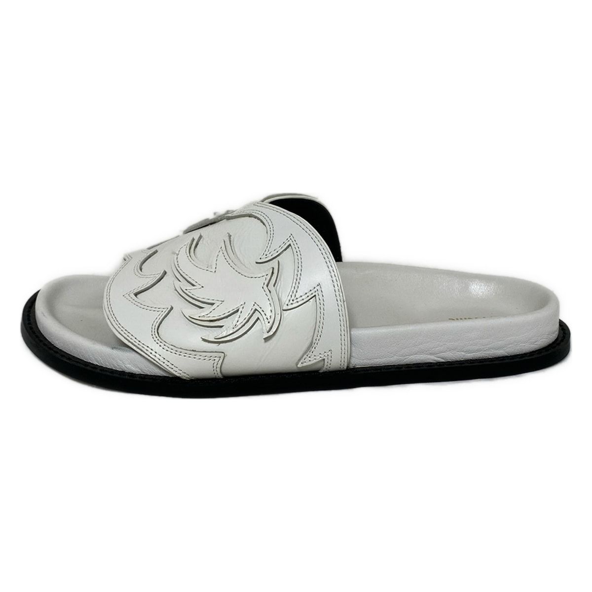 pippichic(ピッピシック) サンダル 38 レディース - 白 レザー - メルカリ