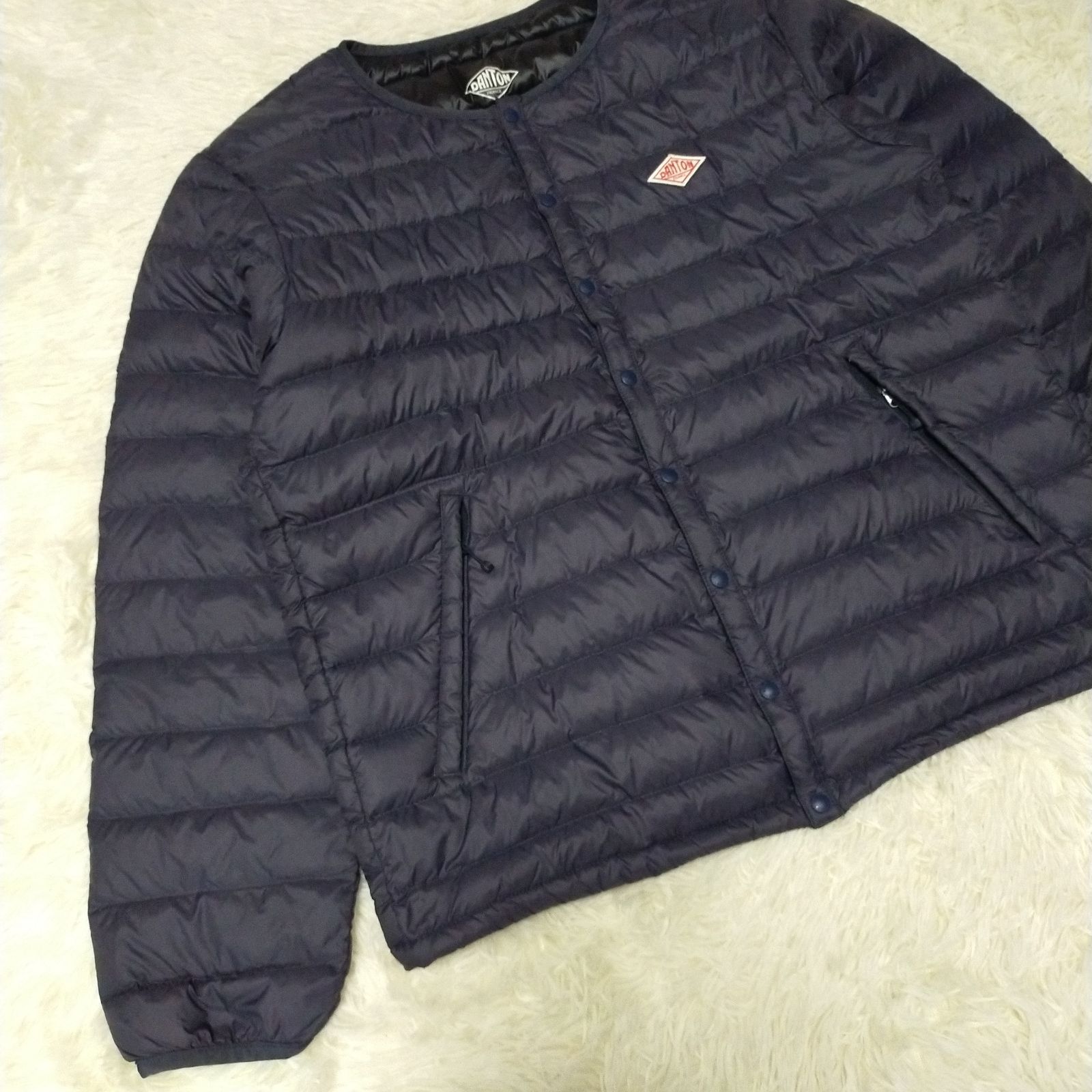 44 ダントン クルーネック ダウンジャケット インナーダウン メンズ