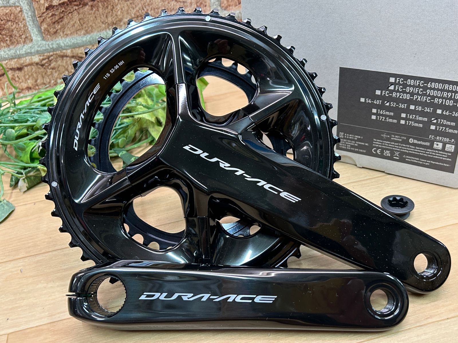 DURA-ACE FC-09 52-36T 170mm 11s　新品未使用 DURA ACE クランクセットFC09 170mm 52-36