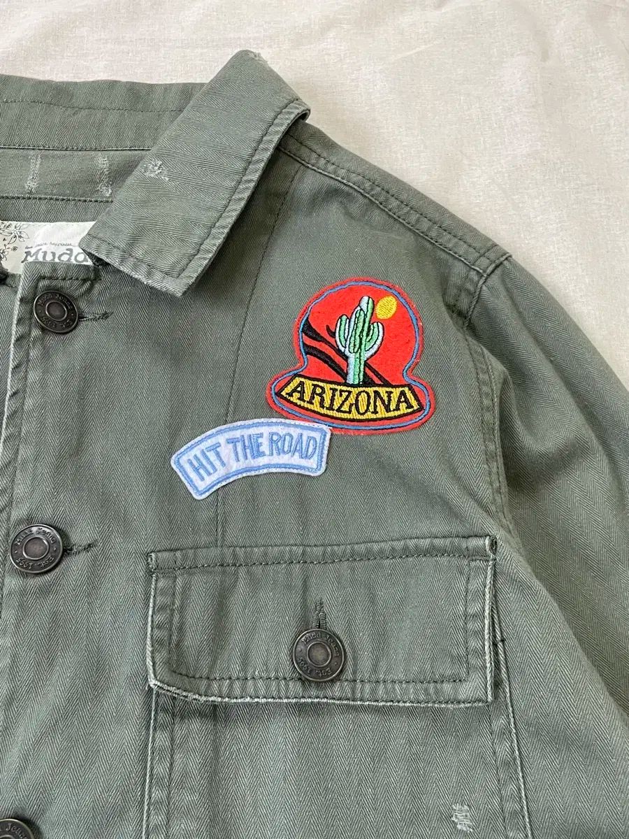 Mudd HBT ミリタリー パッチ フィールド ジャケット J03087