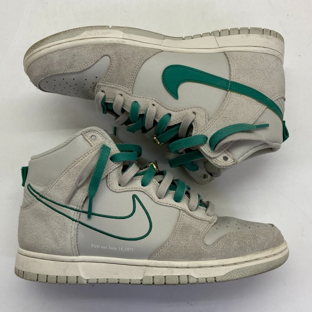 NIKE ナイキ ダンク ハイ SE ライトボーン スニーカー 靴 Amazon | [ナイキ] ダンク ハイ SE DUNK HI SE ライトボーン/グリーン