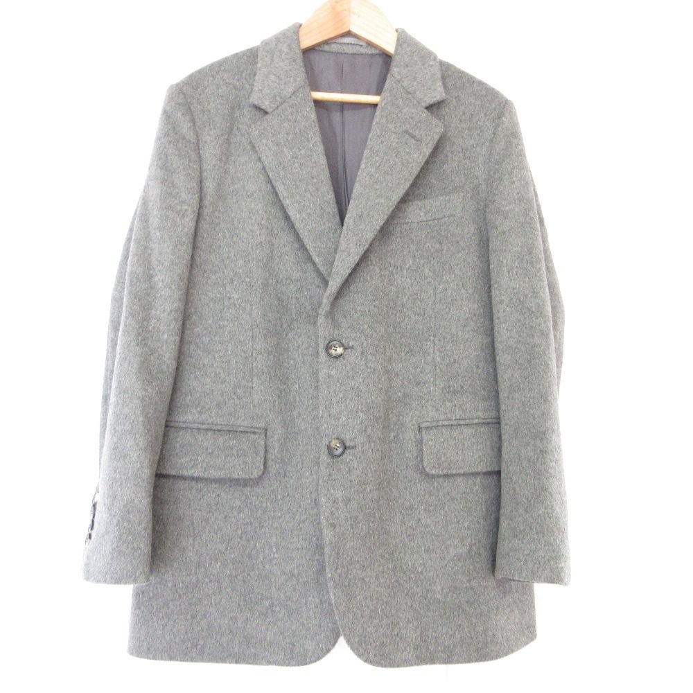 YLEVE イレーヴ　ジャケット グレー 美品 23AW YLEVE イレーヴ ウールカシミヤ テーラードジャケット