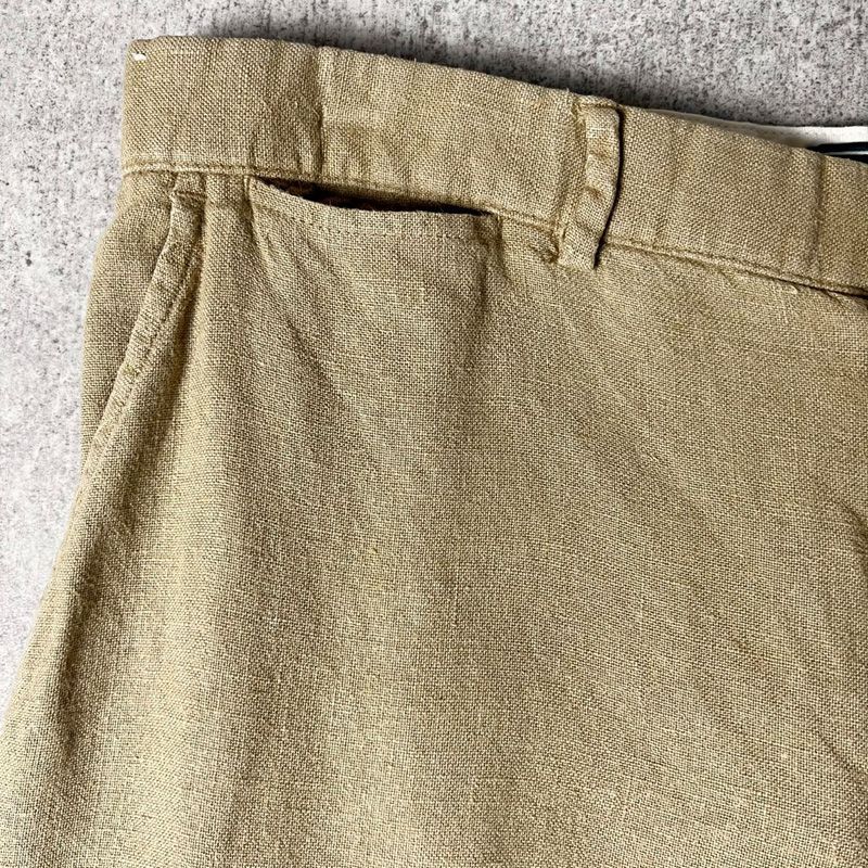 新品★90s★Polo Ralph Lauren★リネン スラックスパンツ★麻絹 90s POLO RALPH LAUREN ノータック 100% リネン スラックス