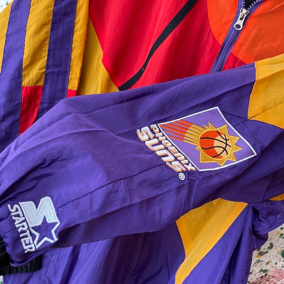 スターター フェニックス サンズ スタジャン ジャケット SUNS NBA 紫 ...