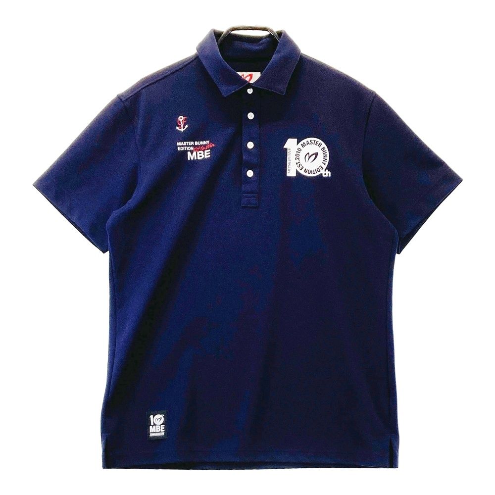 サイズ 7 MASTER BUNNY EDITION マスターバニーエディション 半袖ポロシャツ ネイビー系 240101529067 ゴルフウェア メンズ ストスト