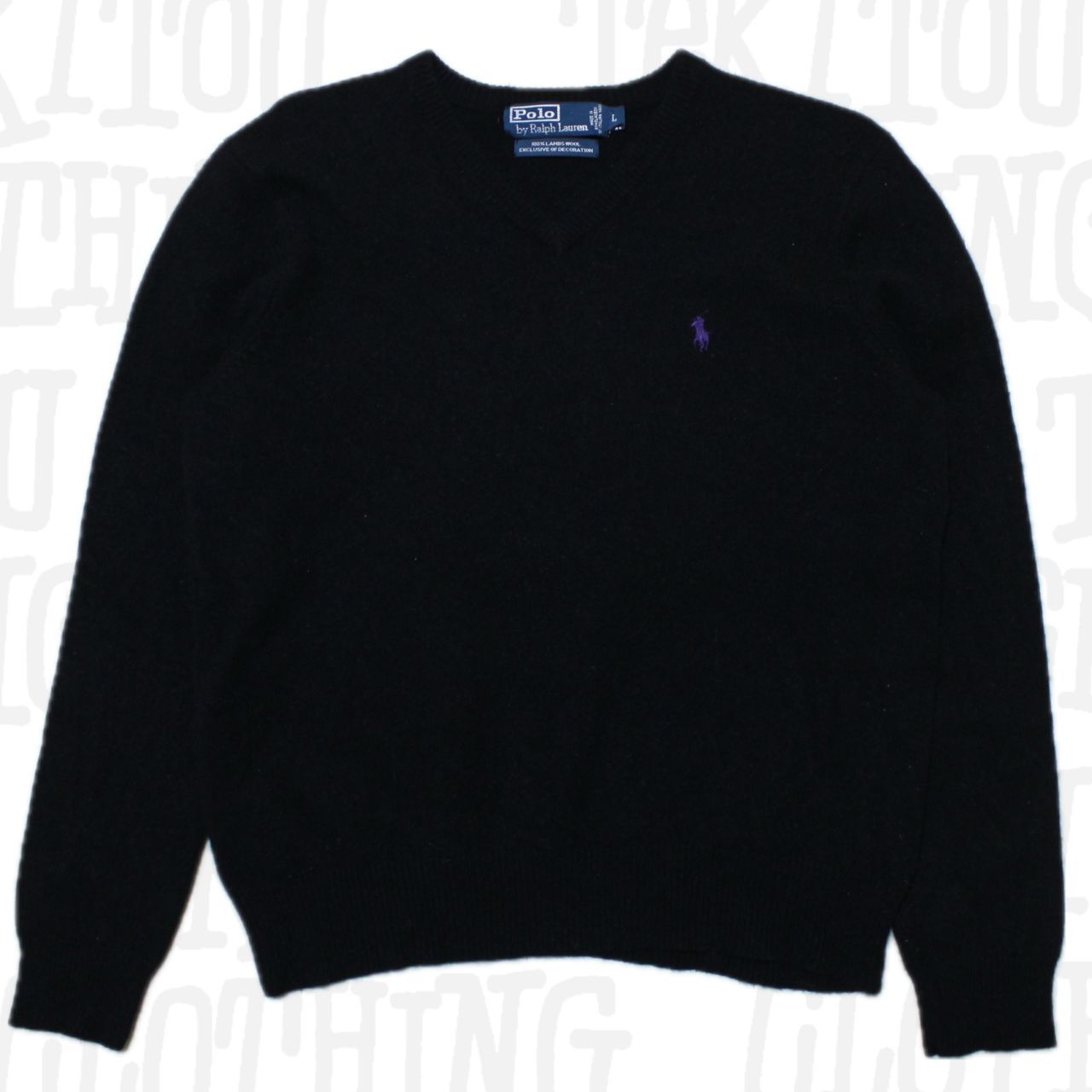 Polo Ralph Lauren / V-Neck Wool Knit Sweater / ポロラルフローレン ウールニット セーター
