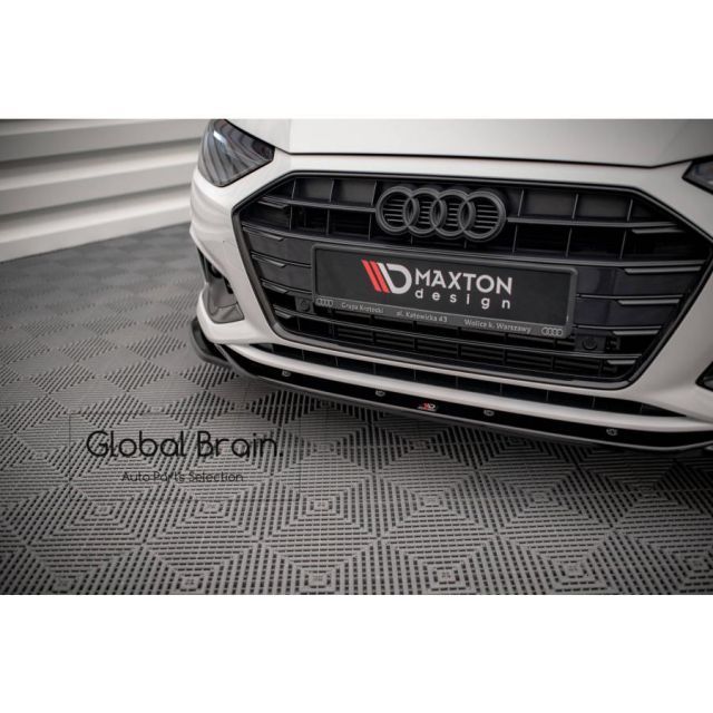 アウディ A4 B9 後期 アドバンスド フロント リップ スポイラー V2 