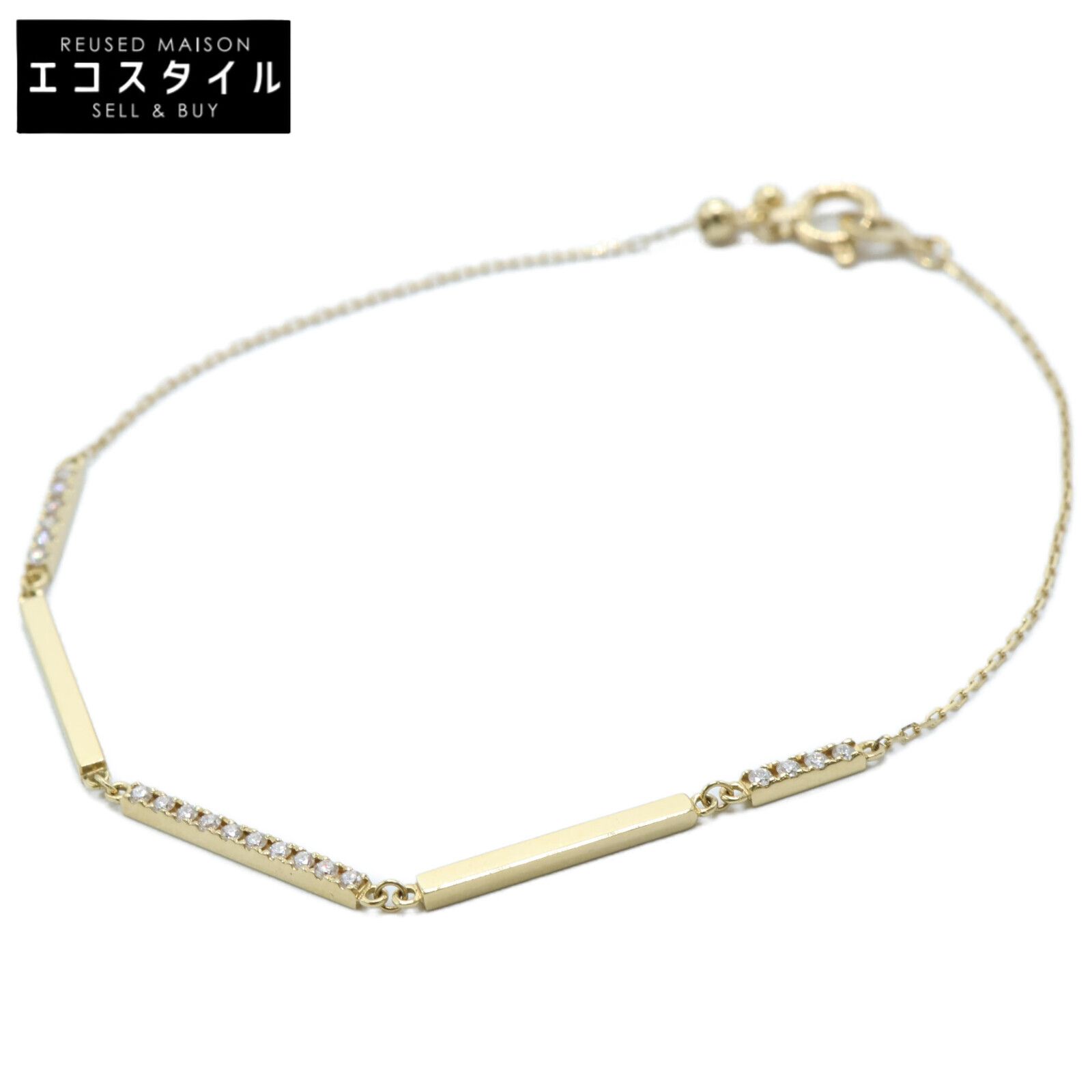 AHKAH アーカー 【美品】Au750 D0.10 ダイヤモンド バー - メルカリ 