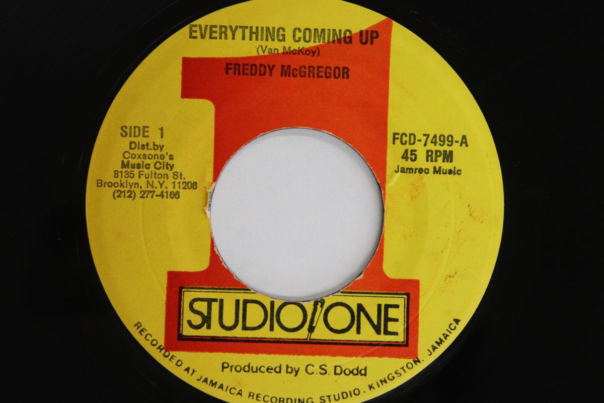 米7” Freddy Mcgregor Everything Coming Up FCD7499 STUDIO ONE /00080 米7” Freddy Mcgregor Everything Coming Up FCD7499 STUDIO ONE